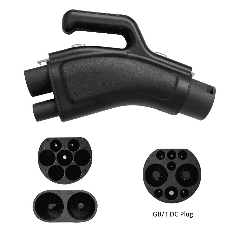 Адаптерът е съвместим с всички електрически коли с GB/T порт към CCS2 зарядна станция