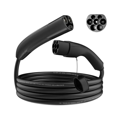 Кабел за зареждане на Tesla от Канада към европейски Type 2 станции