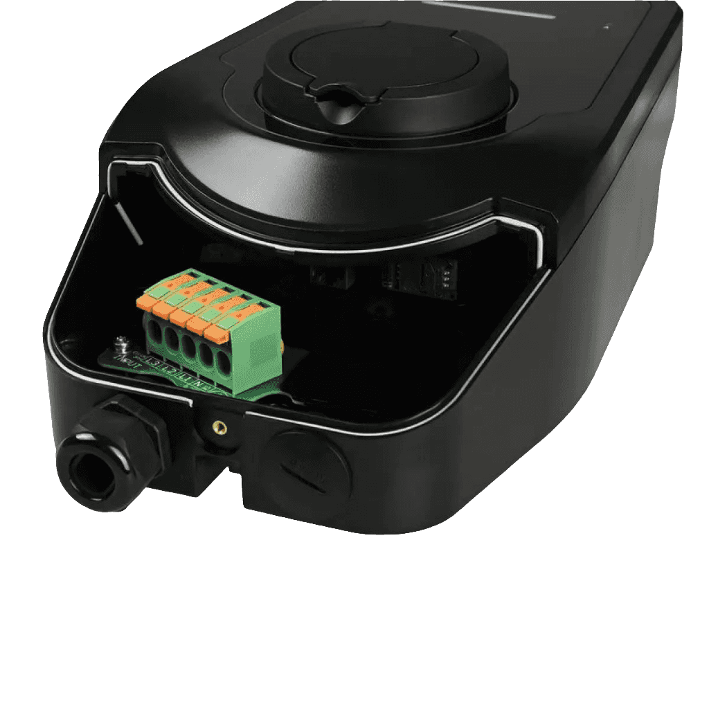 Зарядна станция с регулиране на мощността на зареждане и ампеража. Лесен монтаж и инсталация