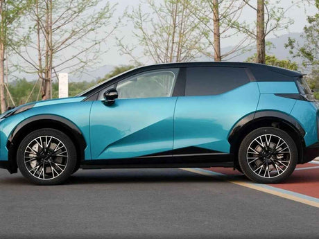 Син Zeekr X Performance 4WD 66 kW 422 к.с 4x4 отстрани - врати и алуминиеви джани