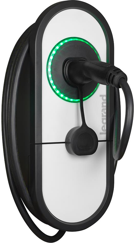 Монофазна зарядна станция Legrand 7,4 kW, 1P 32A, с кабел 5m и конектор Type 2, IP54 IK10