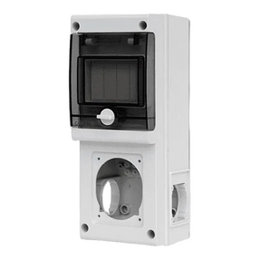 Електрическо табло 4-DIN-1 с контакт 16A/32A и 2 шуко Scame Block