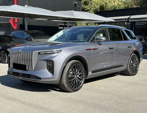 НОВ HongQi E-HS9 99kWh 2022 551 к.с. 450км. на зареждане, 13000 км. 6+1 места - отпред