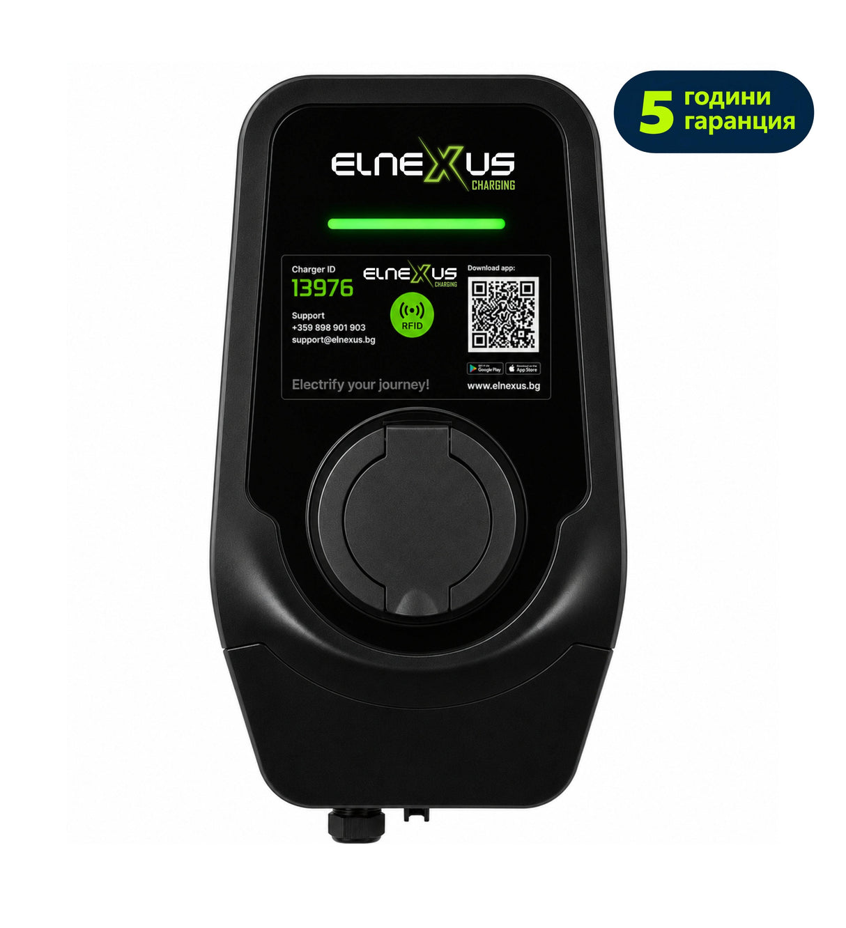 ELNexus EV22 PLUS TYPE 2 CHARGING STATION | 22 KW AC WITH CONTACT