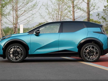 Син Zeekr X Performance 4WD 66 kW 422 к.с 4x4 отстрани - врати и алуминиеви джани